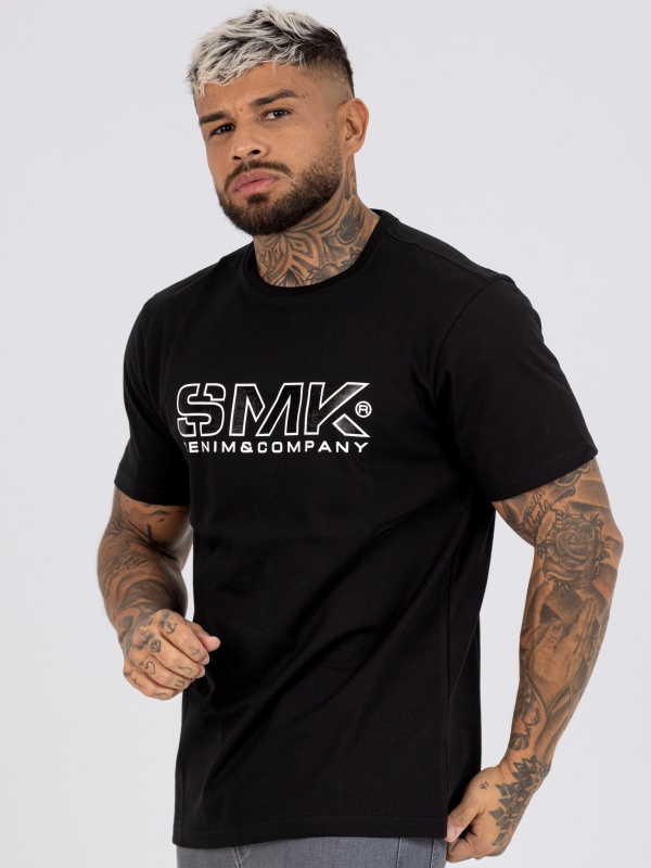 T-SHIRT SMK DENIM LOGO BR