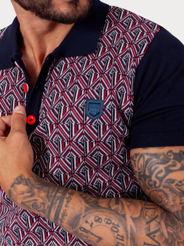POLO SMK DIAMOND PATTERN