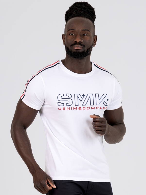 T-SHIRT SMK OMBRO LISTADO