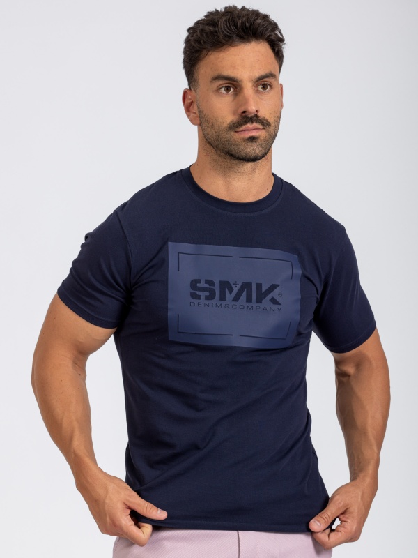 T-SHIRT SMK LOGO BRANCO