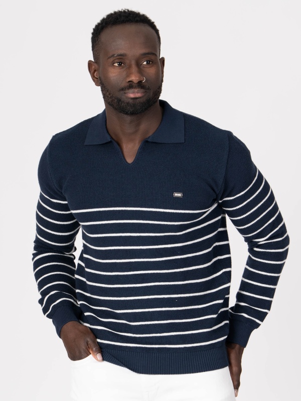 POLO SMK TRICOT RISCAS