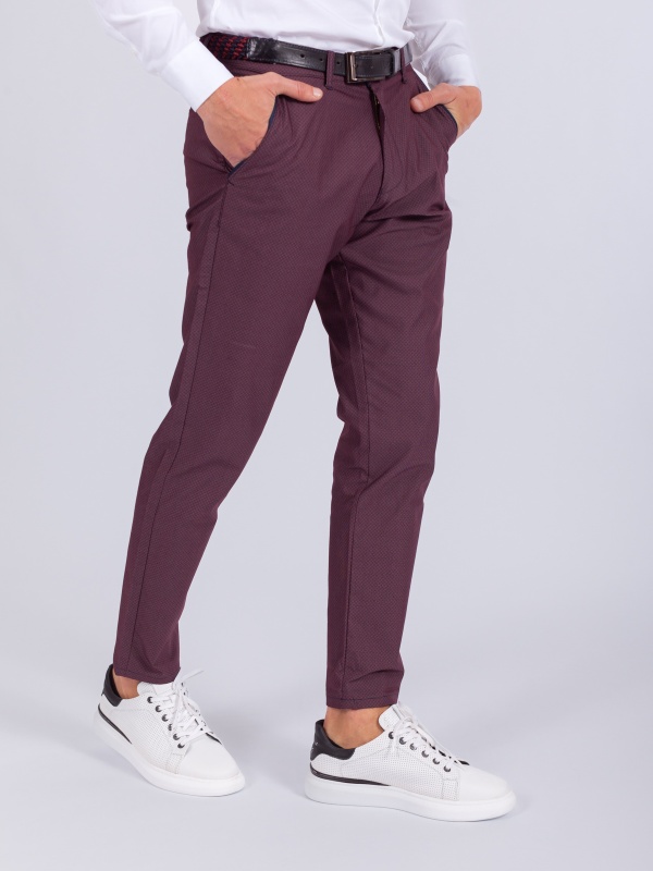 CALÇA SMK BURGUNDY PATERN