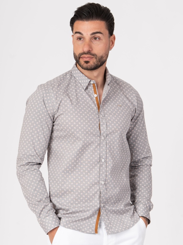 CAMISA SMK PADRAO CINZA