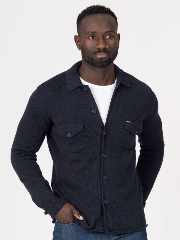 CAMISA TRICOT SMK C/BOLSO