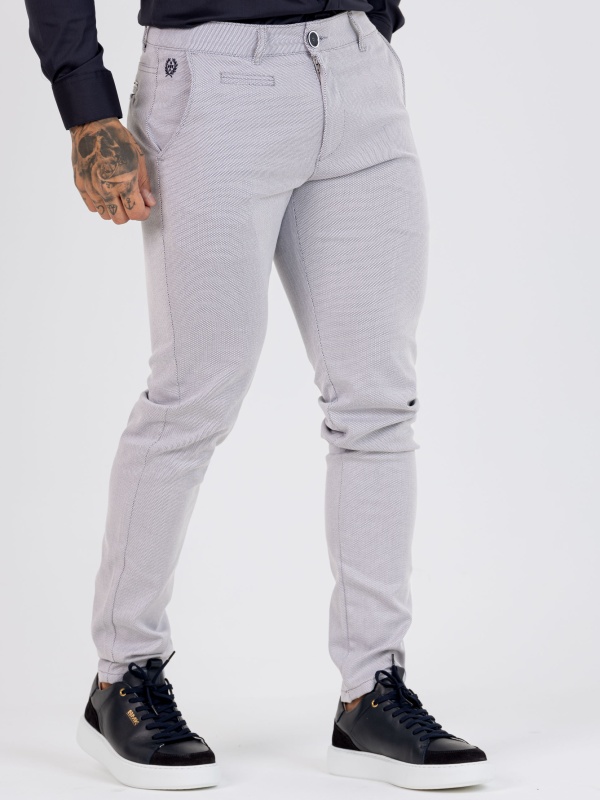 CALÇA SMK AZUL BRANCO K46