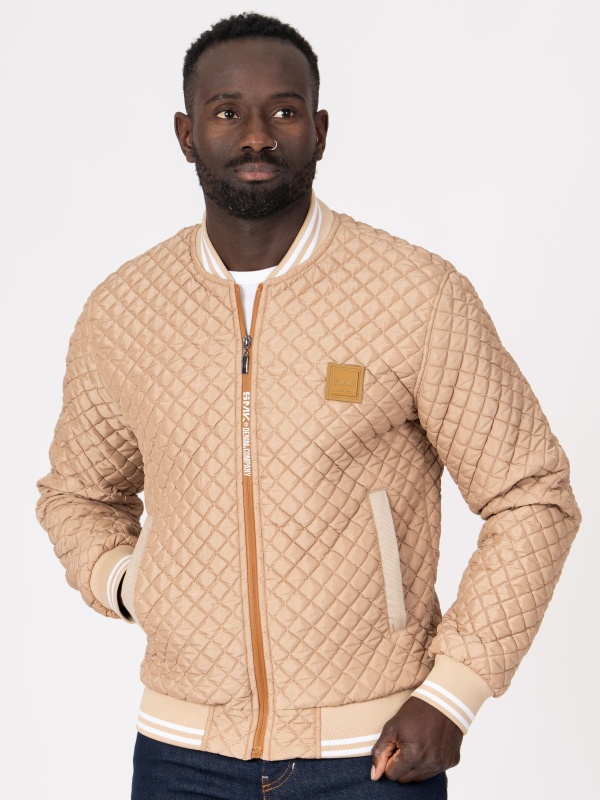 BLUSAO SMK LOSANGO BEGE