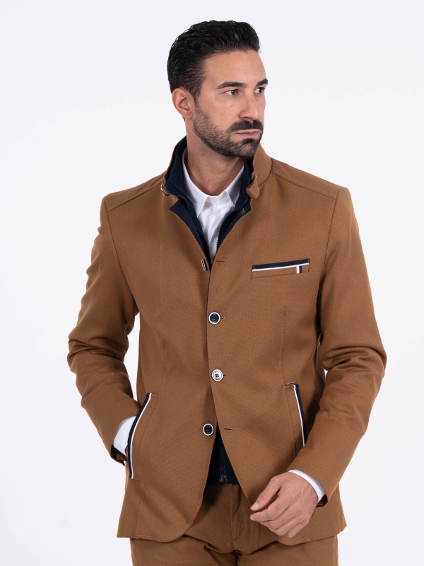 BLAZER SMK MODA CAMEL