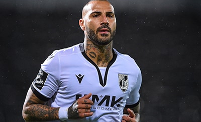 Ricardo Quaresma, um dos marcadores da noite no jogo entre Vitória Sport Clube e o Nacional da Madeira